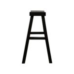 Parq Handmade Barstool -  Black - Image 4