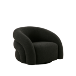 Chicago Swivel Chair Dark Boucle
