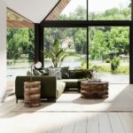 Wooden Drum Coffee Table - Image 7