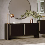 Noir Sideboard - Black 190cm - Image 2