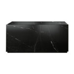 Milan Marble Coffee Table Black - Image 3