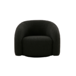 Chicago Swivel Chair Dark Boucle - Image 2