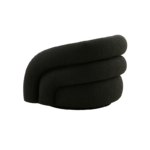 Chicago Swivel Chair Dark Boucle - Image 4