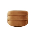Chicago Swivel Chair Gold Velvet - Image 3
