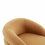 Chicago Swivel Chair Gold Velvet - Image 4