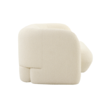 Seattle 3 Seat Sofa White Boucle - Image 4