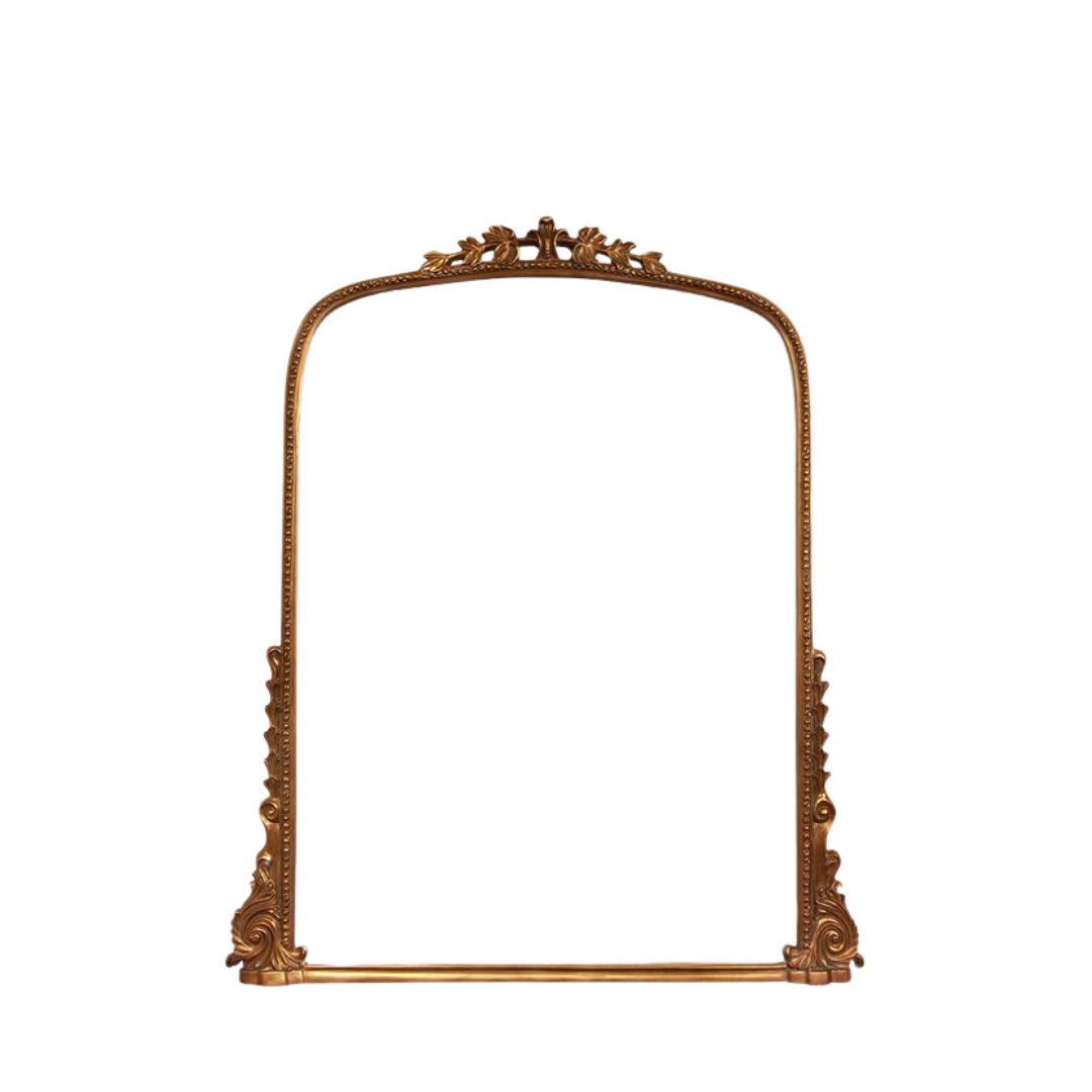 Belle Vie Mantle Mirror Antique Gold | Palette Design