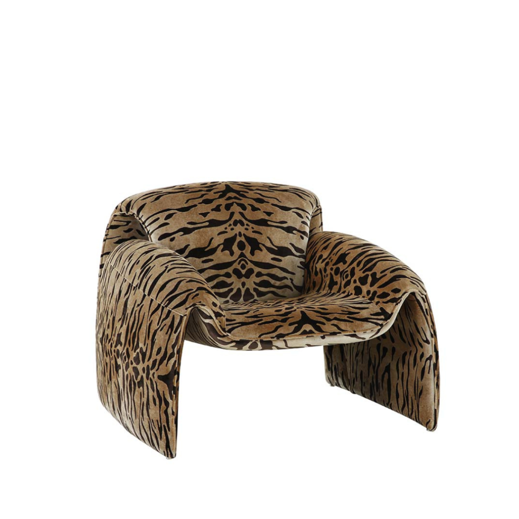 Animal Print Club Chair Palette Design