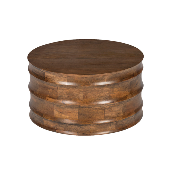 Wooden Drum Coffee Table