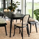 Vaasa Oak Dining Table 220cm Matt Black - Image 10