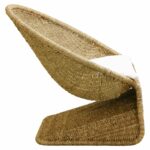 Scoop Chair RopeNatural w/Cream Seat & Back Cushion - Image 4