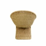 Scoop Chair RopeNatural w/Cream Seat & Back Cushion - Image 8