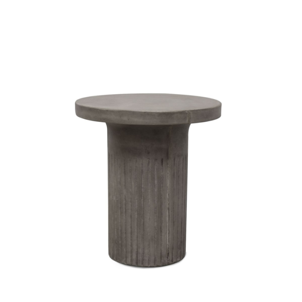 ROMA CONCRETE SIDE TABLE - GREY