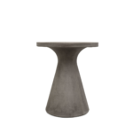 CORFU CONCRETE PEDESTAL TABLE - GREY