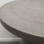 Corfu Concrete Pedestal Table - Image 2