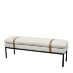 Baxter Fabric Ottoman/Bench - Image 6