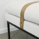 Baxter Fabric Ottoman/Bench - Image 4
