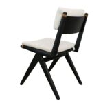 Cortez Dining Chair-Black W Removable Cushion - Image 6