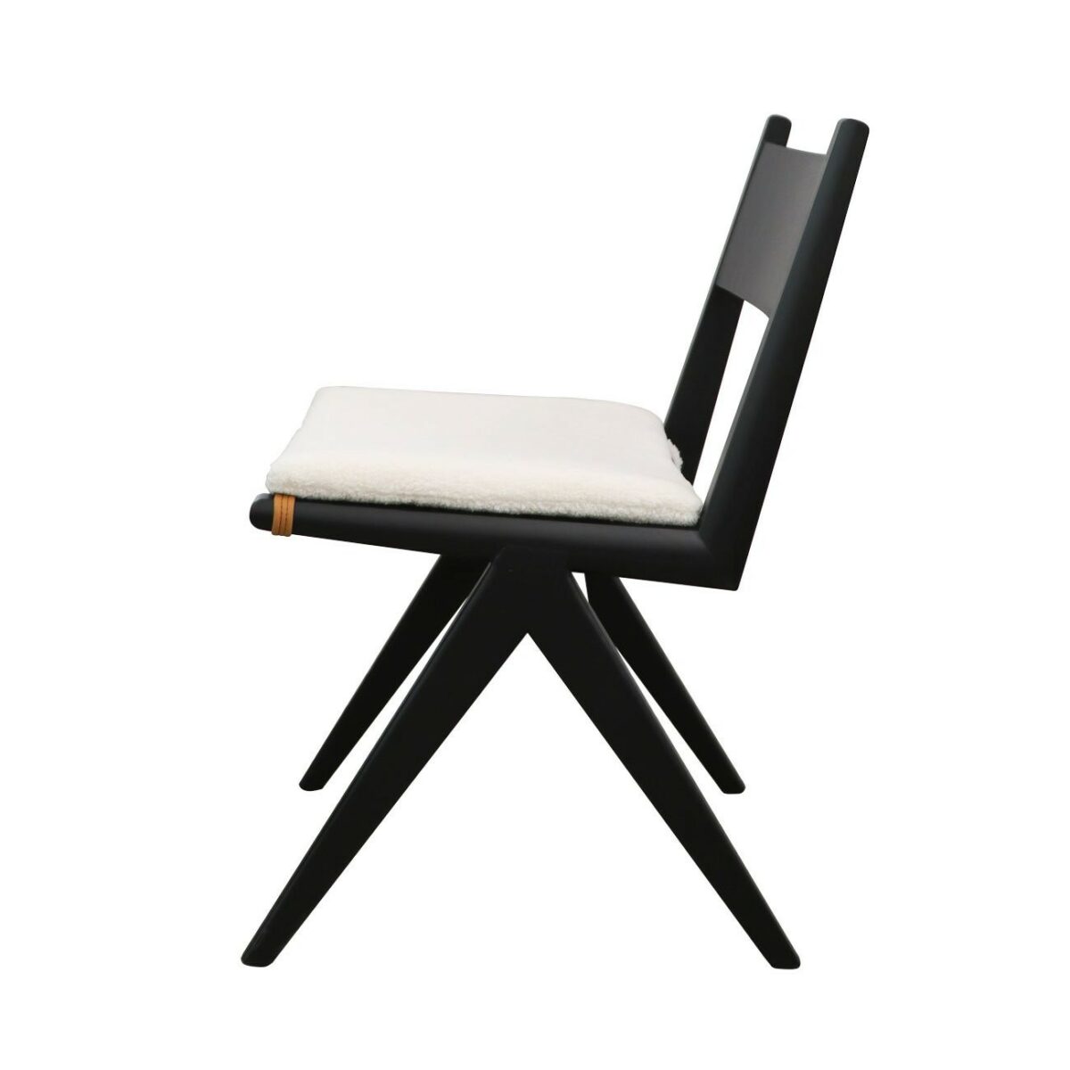 Cortez Dining Chair-Black W Removable Cushion - Image 5