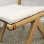 Cortez Dining Chair-Natural W Removable Cushion - Image 4