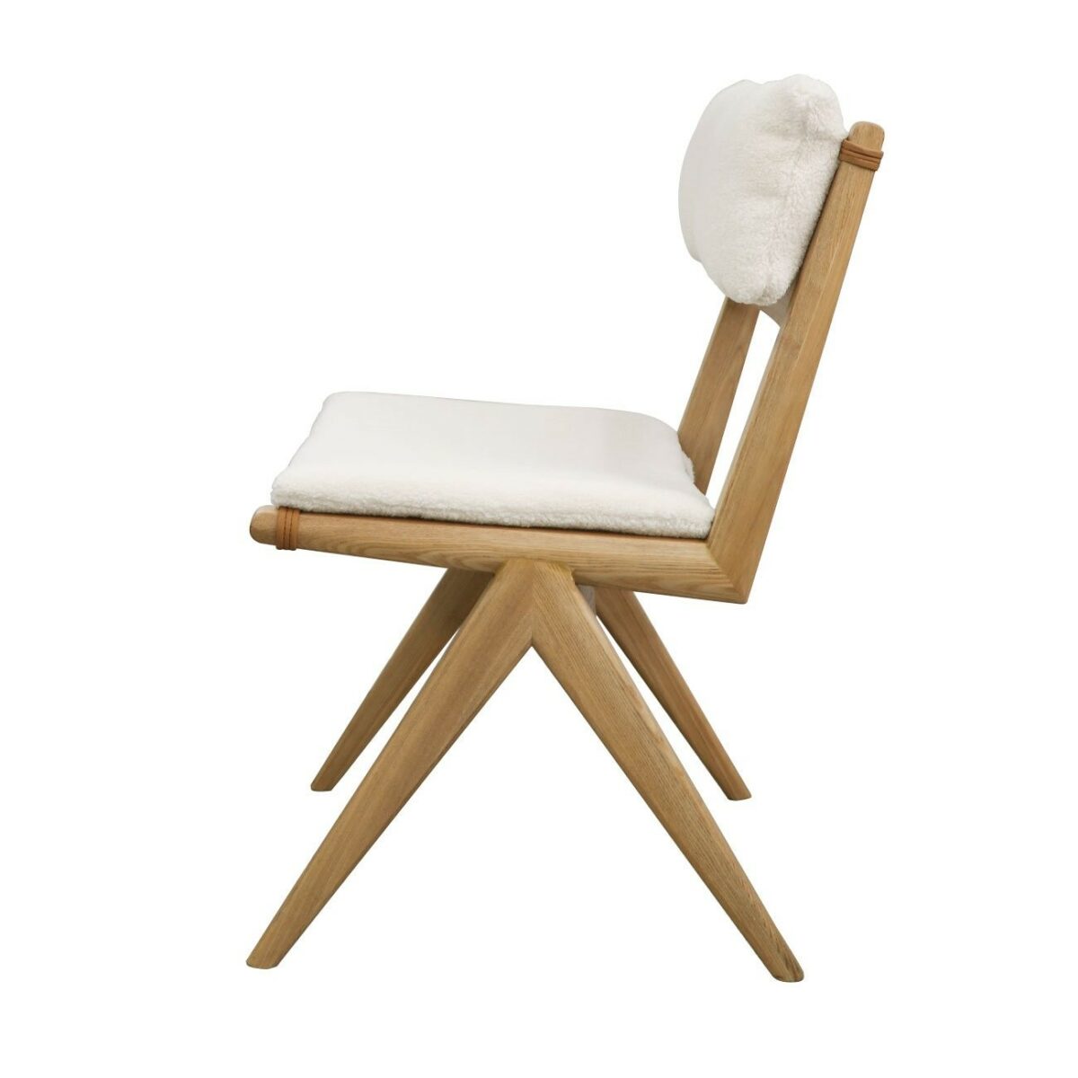 Cortez Dining Chair-Natural W Removable Cushion - Image 7