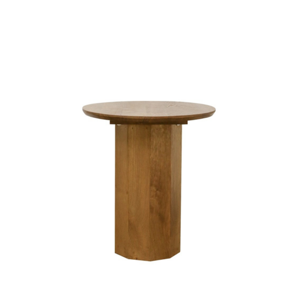 CHICAGO ROUND SIDE TABLE - ROUND BASE