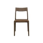 Cooper Stackable Dining Chair Brown Leather - Image 7