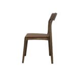 Cooper Stackable Dining Chair Brown Leather - Image 6