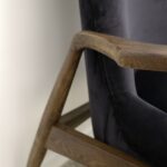 Morley Armchair - Blue Velvet - Image 3