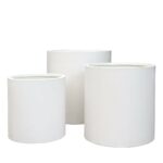 Mikonui Cylinder Planter Large White - Image 3