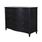 French Bishop Commode Rustic Black - Image 2
