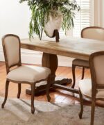 Duval Dining Chair Natural Linen - Image 2