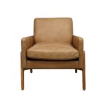 Sawyer Armchair - Tan Leather Armchair - Image 7