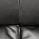 Sawyer Armchair - Black Leather Armchair - Image 3
