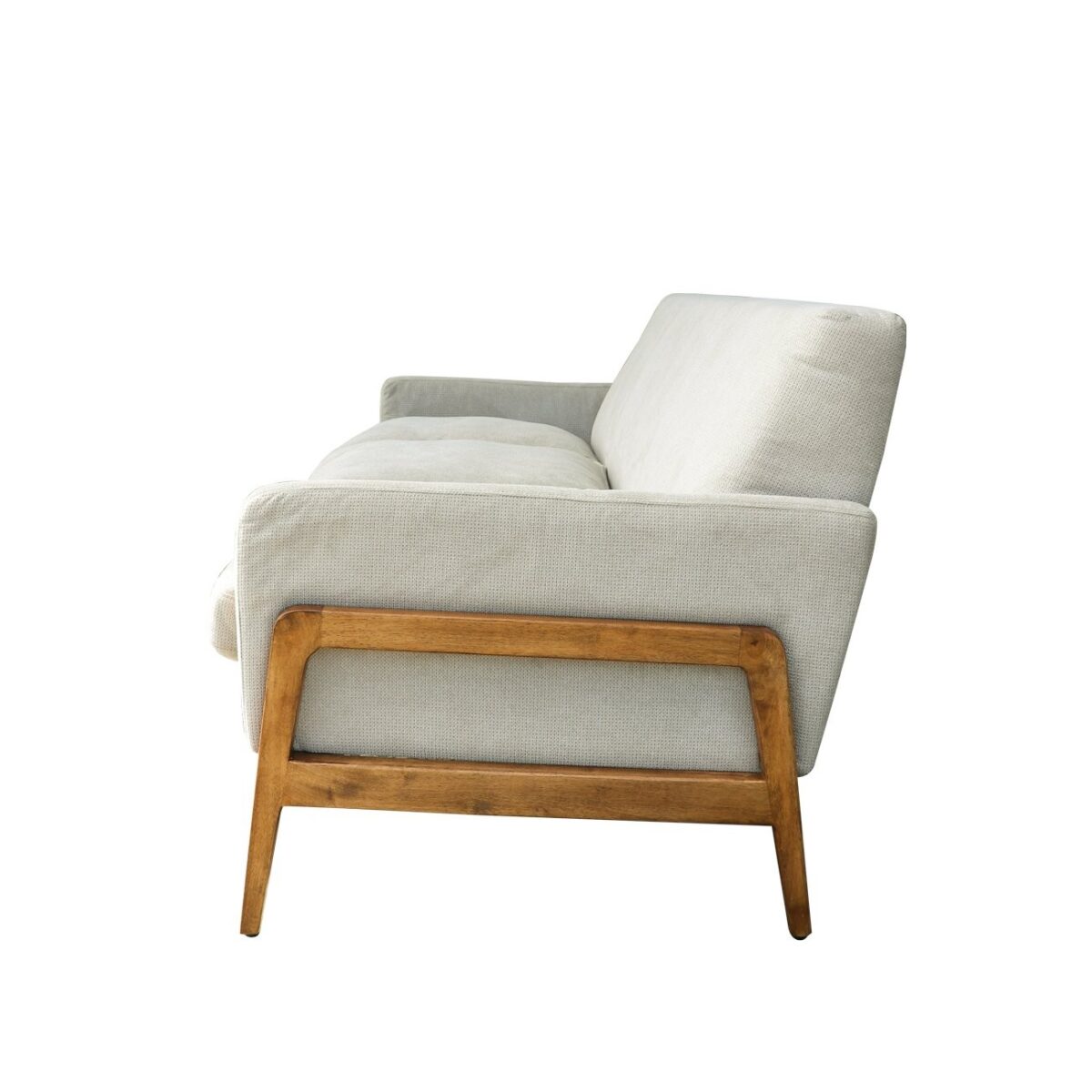 Sawyer 3 Seater Sofa Beige Fabric - Image 5