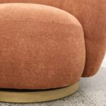 Aran Swivel Chair - Rust - Image 6
