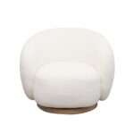 Aran Swivel Chair - Cream - Image 7