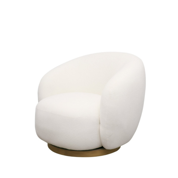 Aran Swivel Chair - Cream