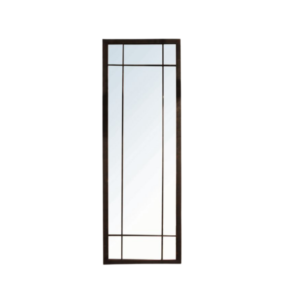 Full Length Iron Grid Mirror