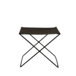 Palma Leather Stool Black