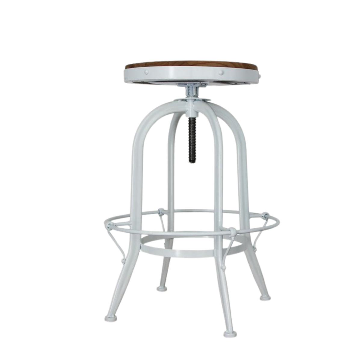 Workshop Counter Stool White