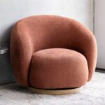 Aran Swivel Chair - Rust - Image 7