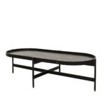 Haywood Oval Coffee Table - Black - Image 5