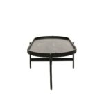 Haywood Oval Coffee Table - Black - Image 4