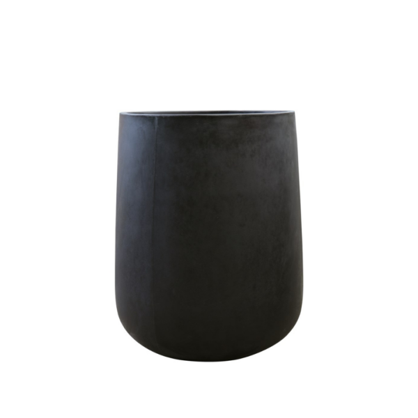 KARAMEA BLACK PLANTER - LARGE
