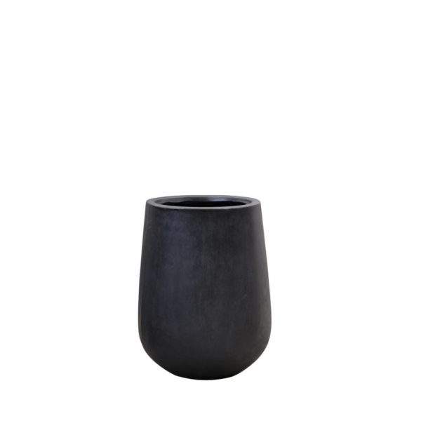 KARAMEA BLACK PLANTER - SMALL