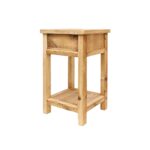 Parq Bedside Table 1 Drawer - Natural - Image 5