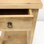 Parq Bedside Table 1 Drawer - Natural - Image 3