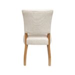 Chelsea Fabric Dining Chair - Cream - Image 3
