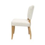 Chelsea Fabric Dining Chair - Cream - Image 5